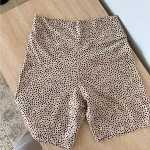 Abercrombie Cheetah Biker Shorts